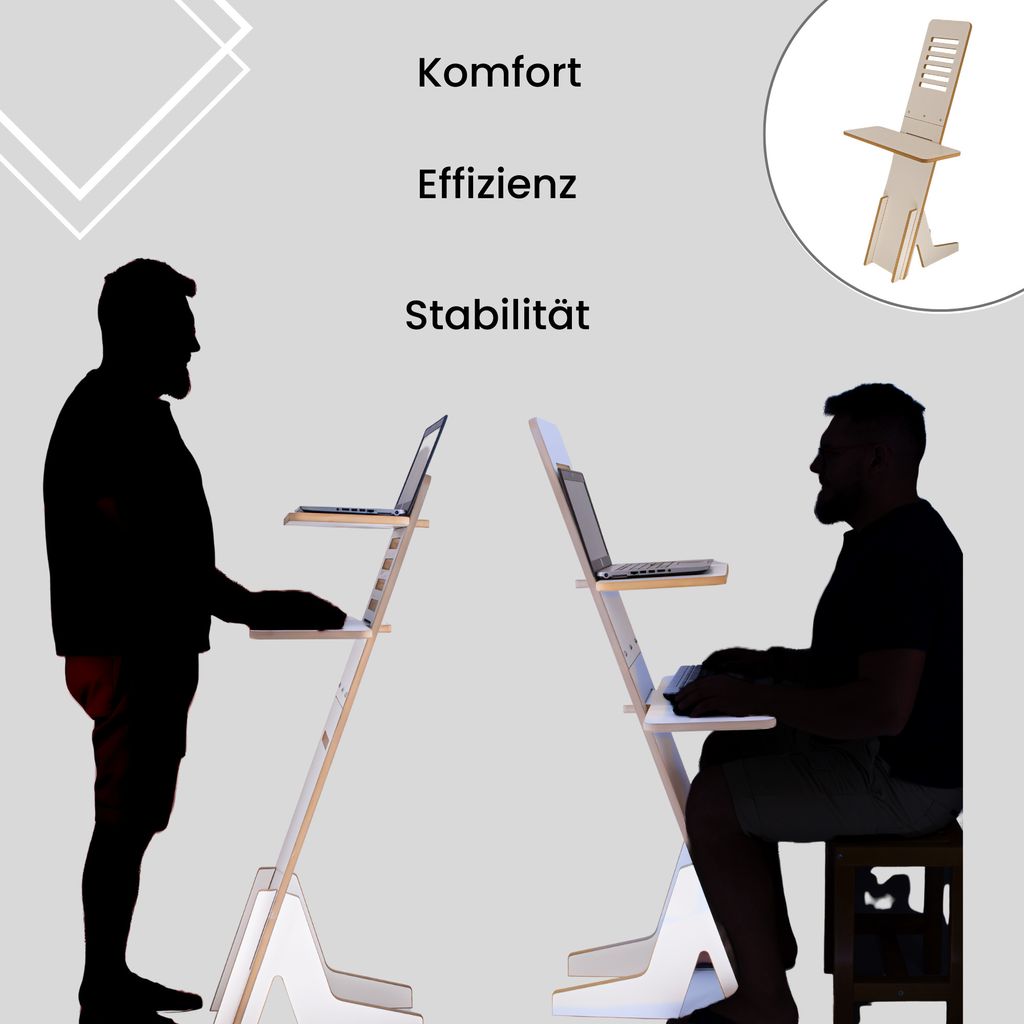 CAWI Stehschreibtisch | Steh Schreibtisch | Ständer | Produktbild 5