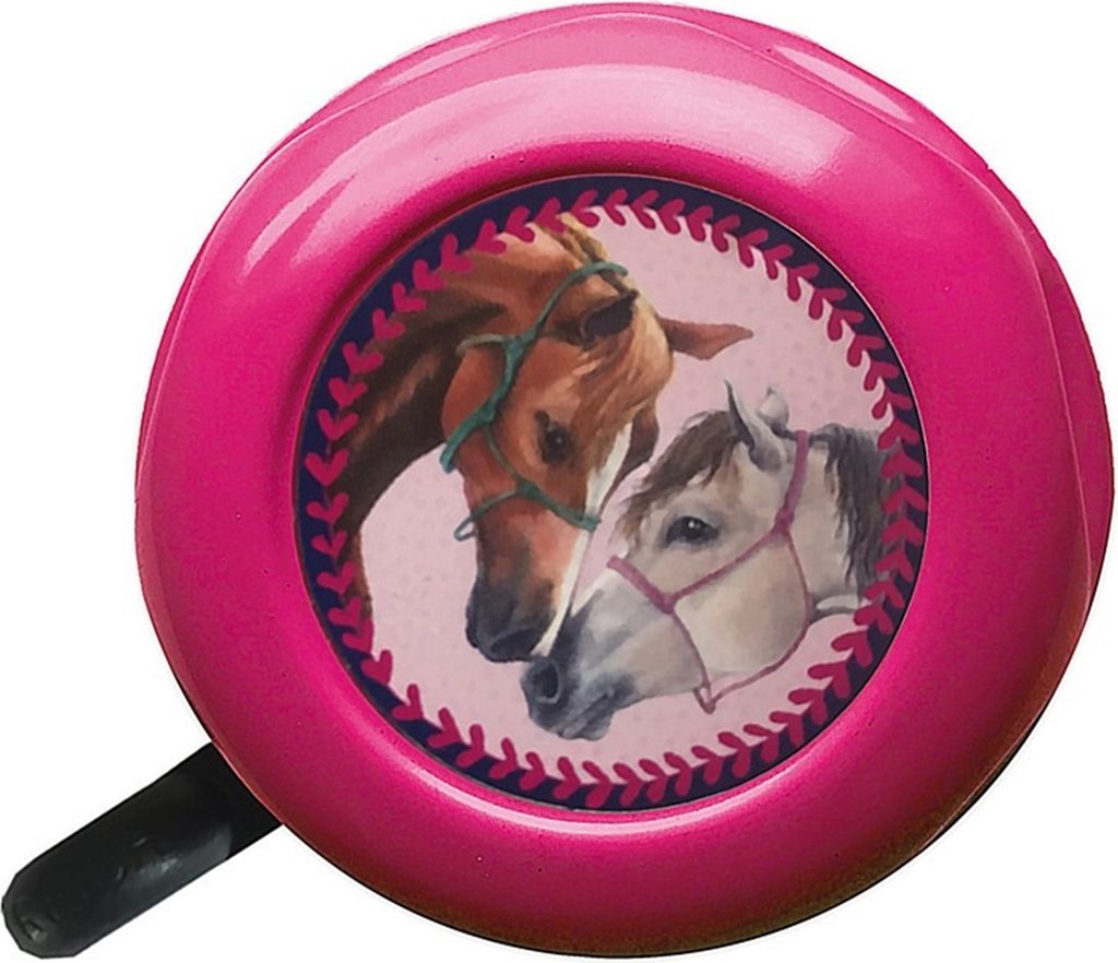 Cloche amis des chevaux rose Image du produit 