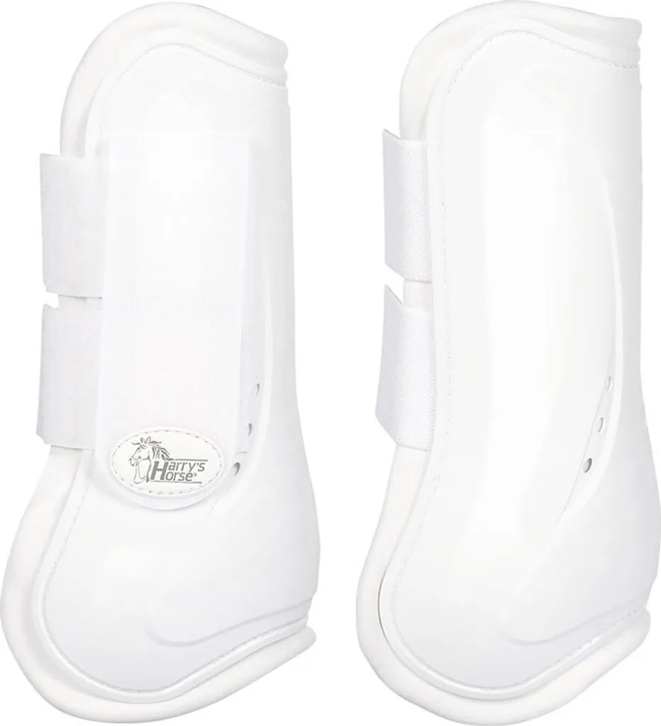 Bottes de tendon Harry's Horse Next Blanc Cob évite blessure et choc
