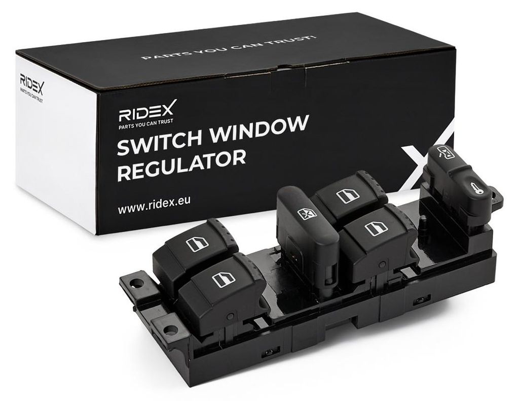 RIDEX 1761S0013 Fensterheberschalter für SKODA Fabia I Produktbild 