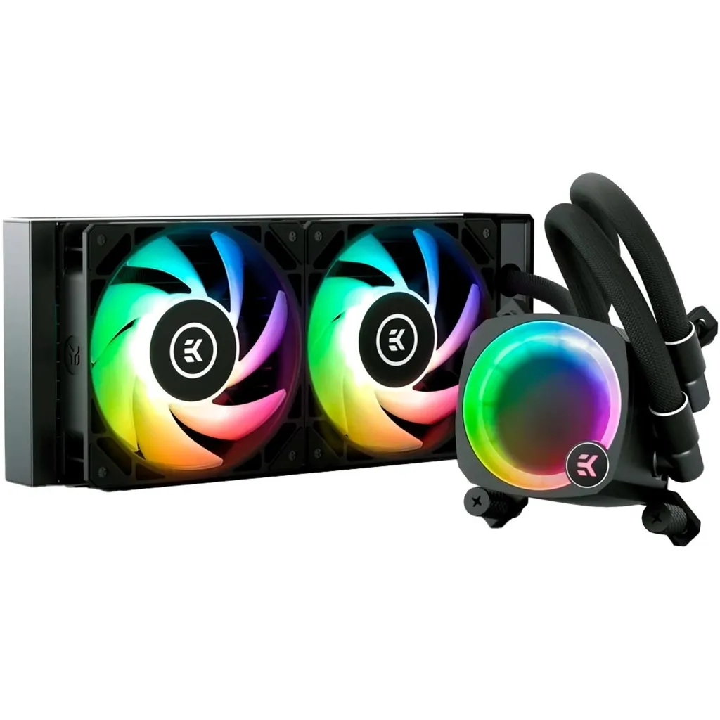 Kit de watercooling AIO EK-Nucleus CR240 Lux D-RGB pour Processeur Gaming