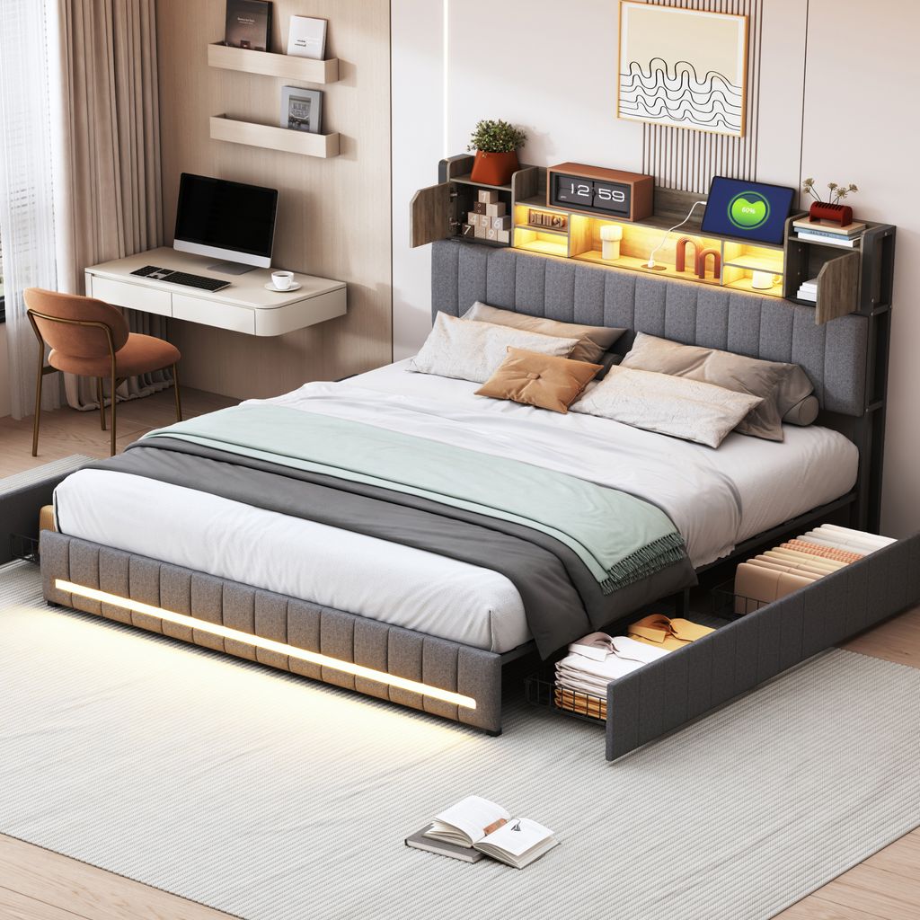 Čalúnená posteľ Fortuna Lai 160x200 cm s úložným Obrázok produktu 