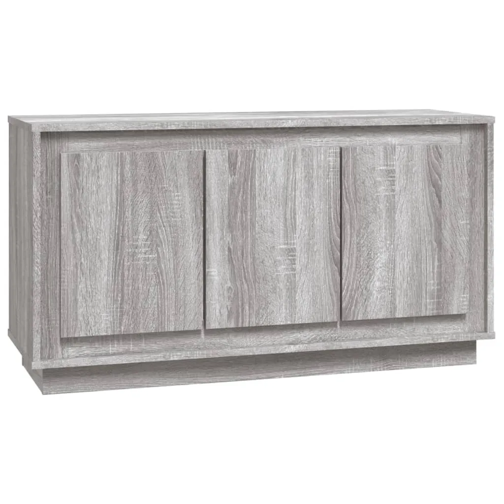 Sideboard SYFAX Grigio Sonoma 102x35x55 Legno Multistrato Moderno