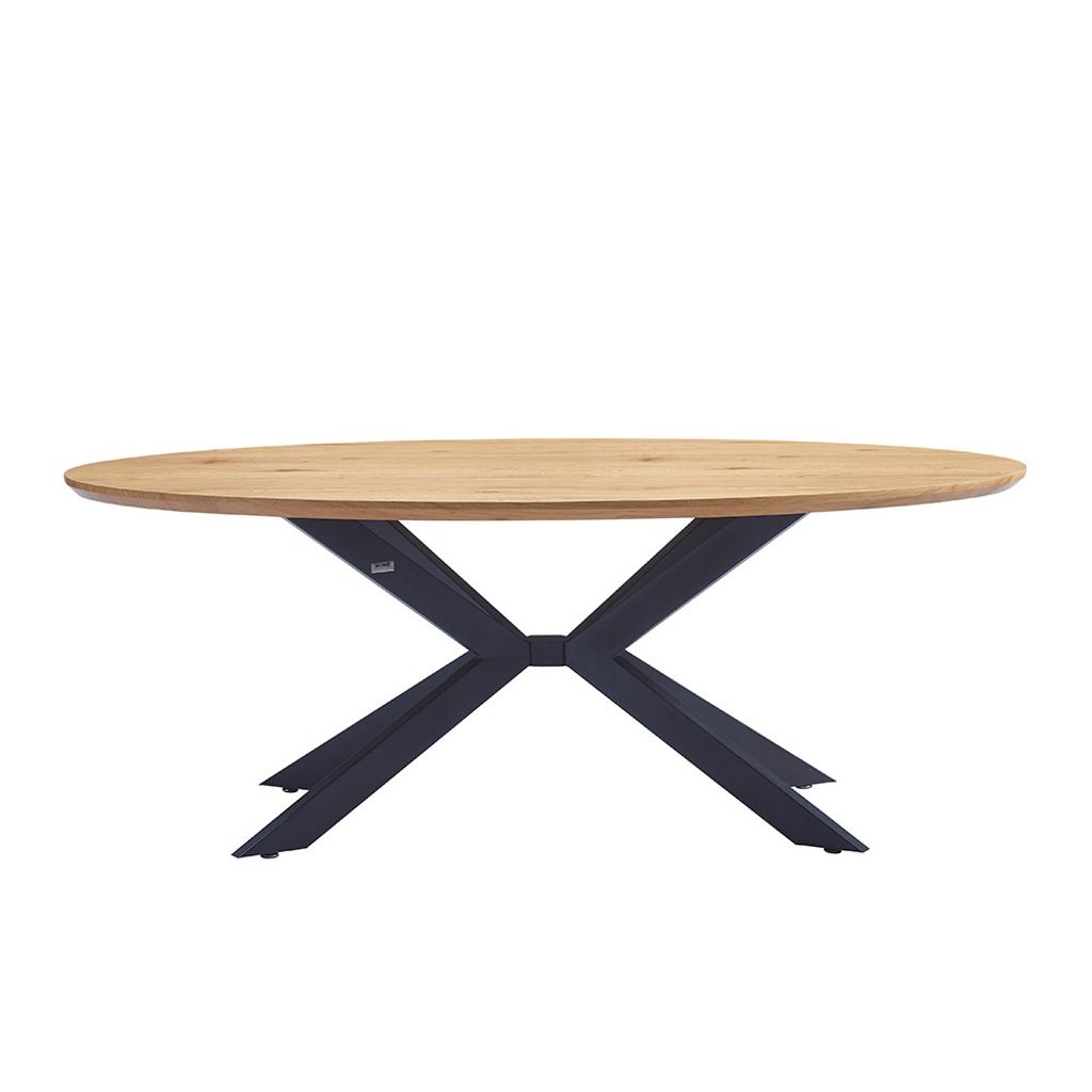 HOME DELUXE Esstisch Oval AVENTIS inkl. Sternfuß - 200 x Produktbild 2