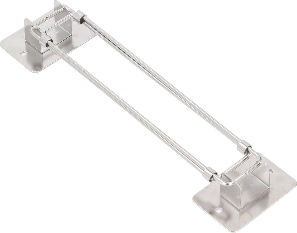 2er-Set Eckablage für Wohnmobil-Dusche, verstellbare Ablagefläche, Edelstahlstange, 18-33 cm ausziehbar, Badezimmerorganisation