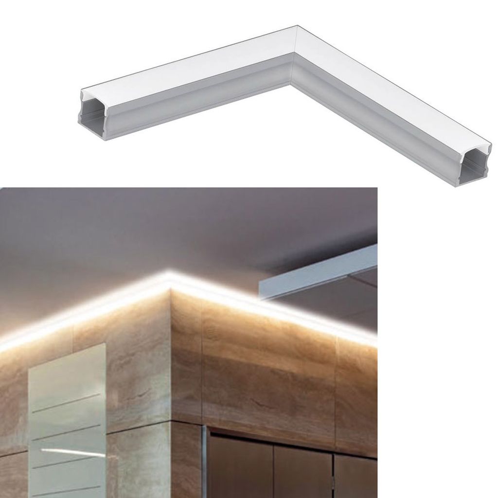 EGLO Surface Profile 2, Modulares Profil, Aluminium, Aluminium, Eglo, 30 g, 110 mm
