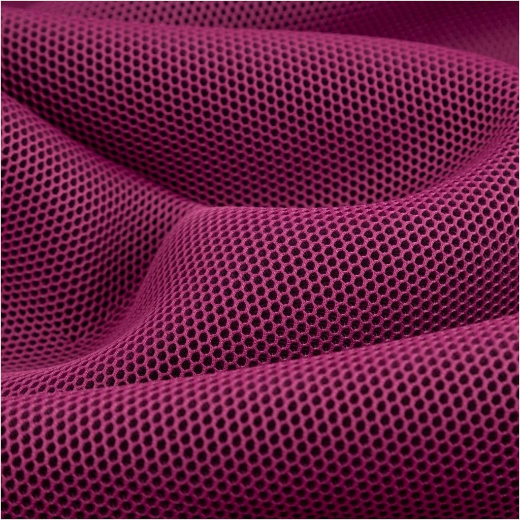 Mesh Stoff 3D Wabenstruktur pink schwarz – 150 cm, Martindale 30.000