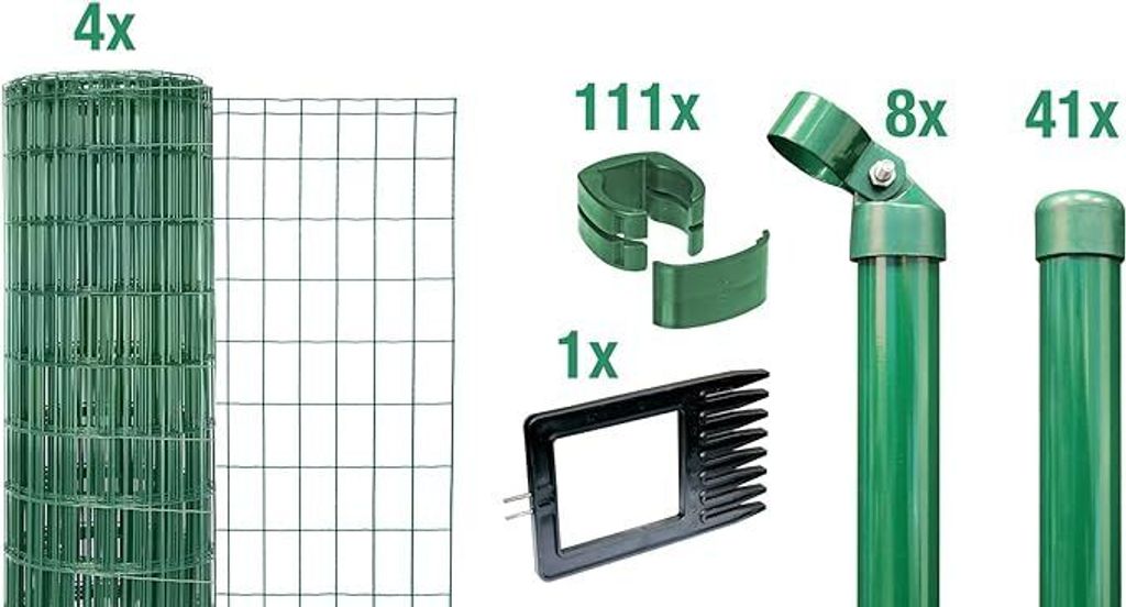 Alberts Fix-Clip Pro Gartenzaun, Höhe 102 cm, Länge 75 m, Produktbild 