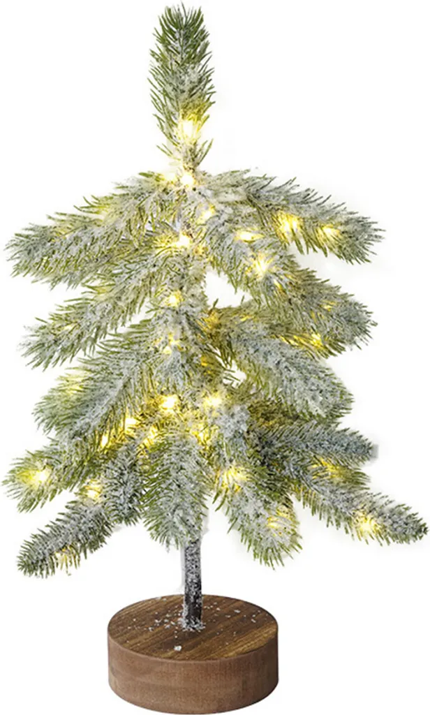 Mini Albero di Natale con Luci 45cm - Decorazione Bonsai per Party