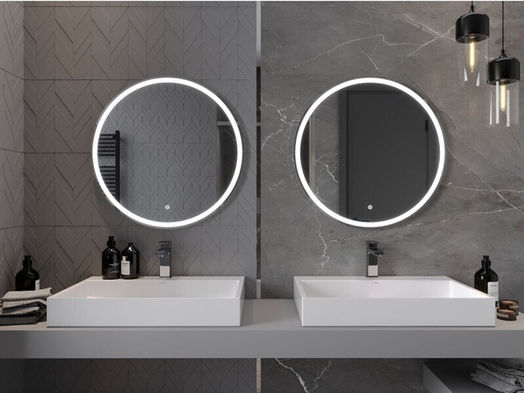Mexen Gobi podsvícené koupelnové zrcadlo 70 x 70 cm, LED Obrázek produktu 4