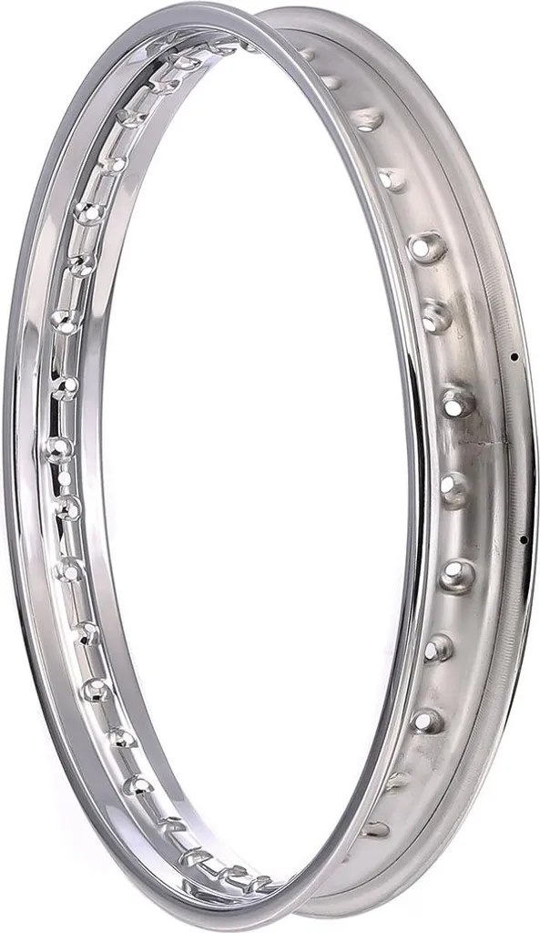 Solution Jante Voilée : Jante Acier Chromé 1,85x19 pour Moto Classique