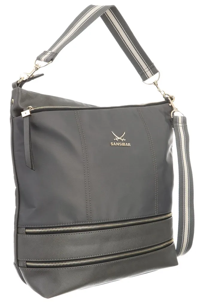 Sac à épaule gris Sansibar Pouch : la solution compacte et chic - 2