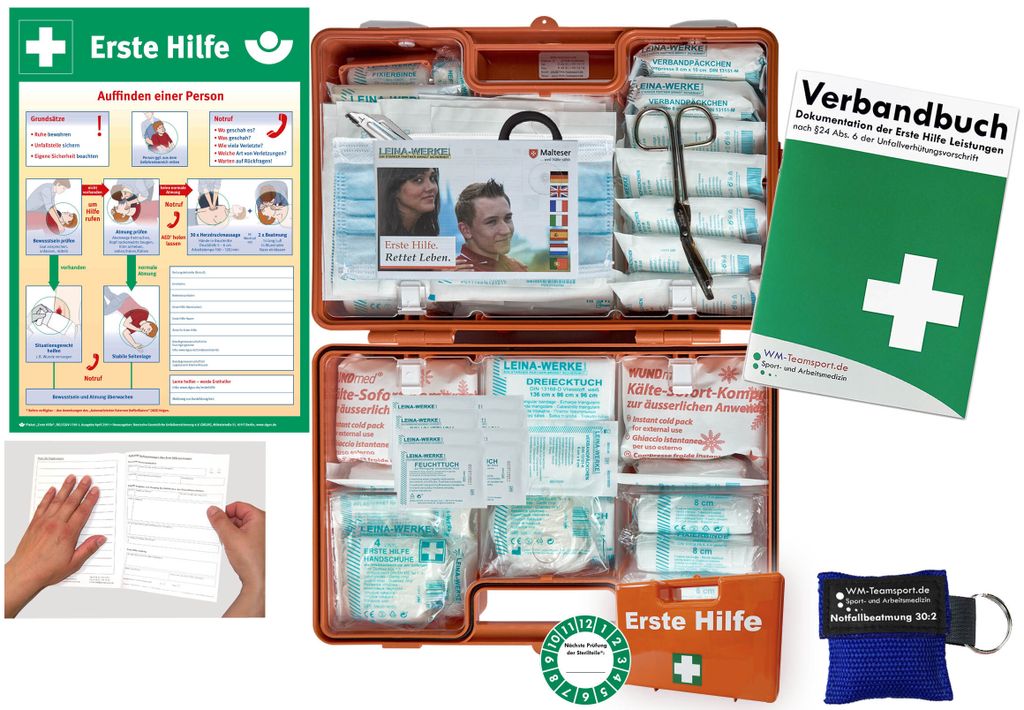 Verbandskoffer (G) Typ N -Paket 2- Erste Hilfe nach Produktbild 