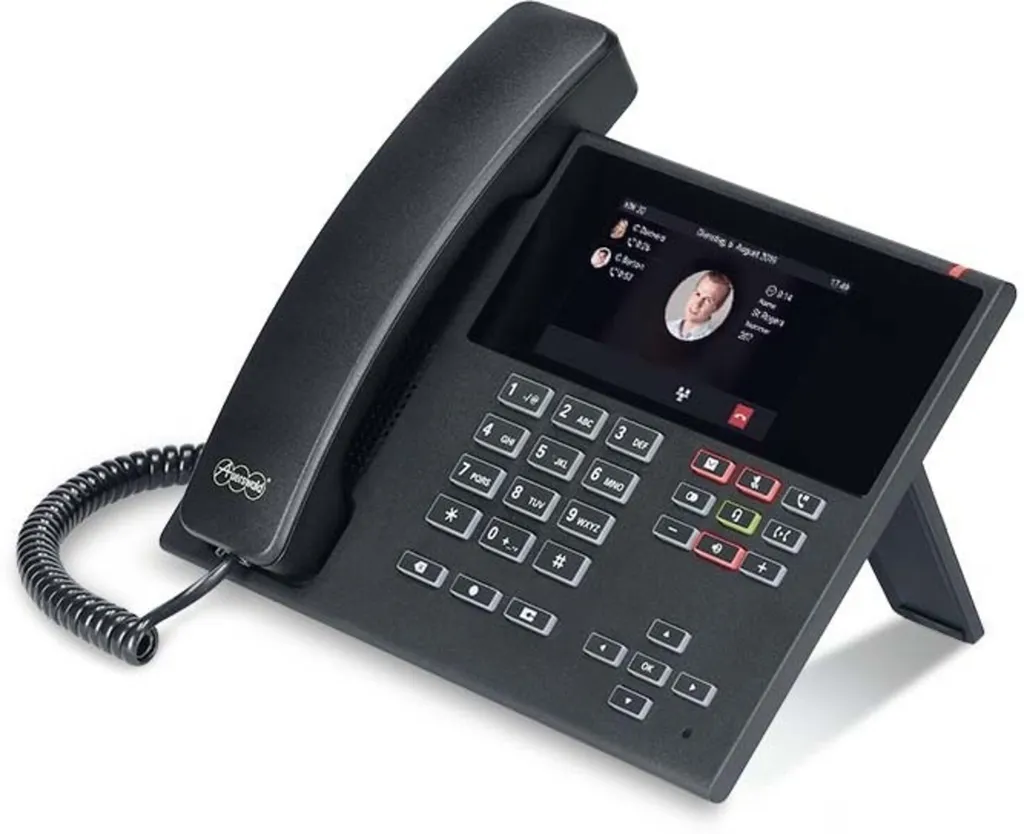 Téléphone IP COMfortel D-400 Auerswald Noir à Touches Programmables