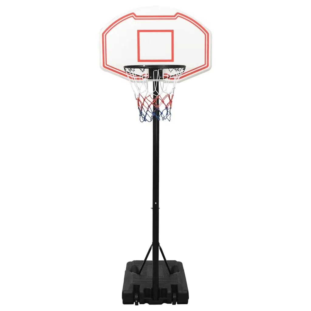 Panier de basket sur pied réglable blanc hauteur max 307 cm vidaXL