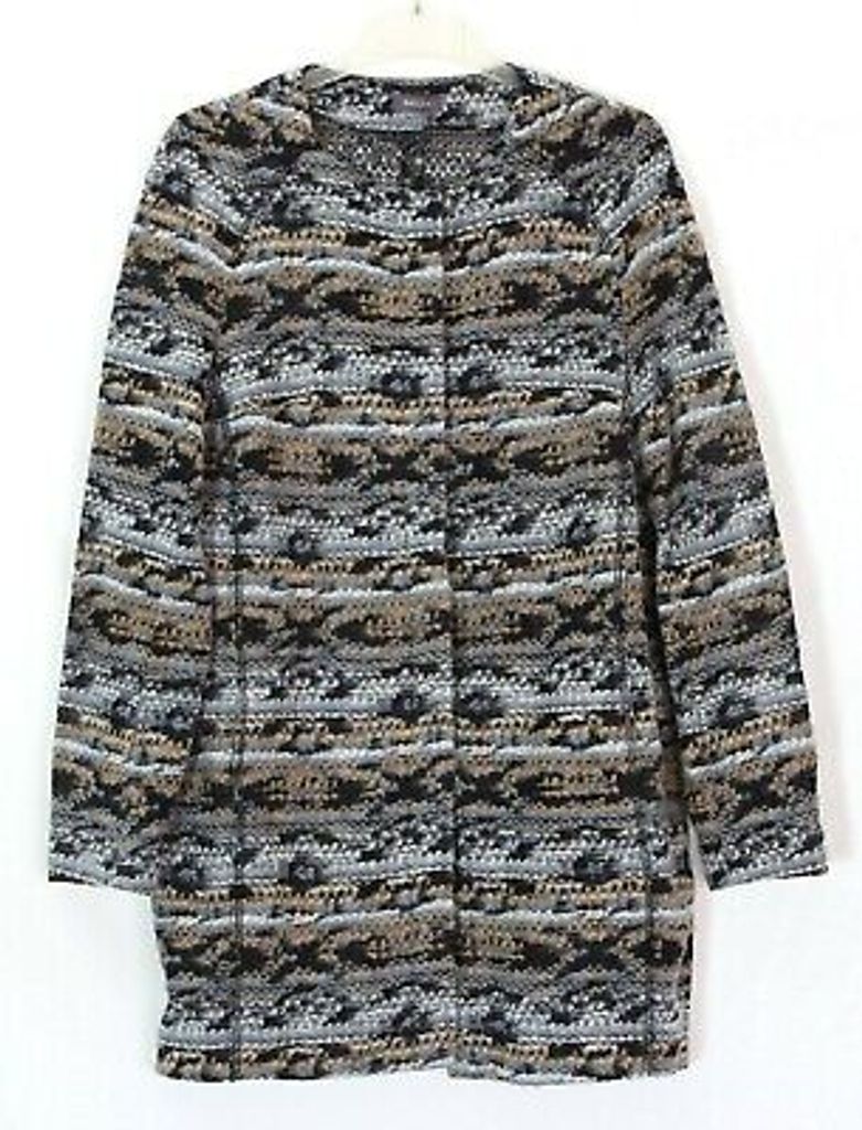 Basler Damen Strick Jacke Strickmantel Mantel Damenjacke lang Schnurwolle Grösse 40