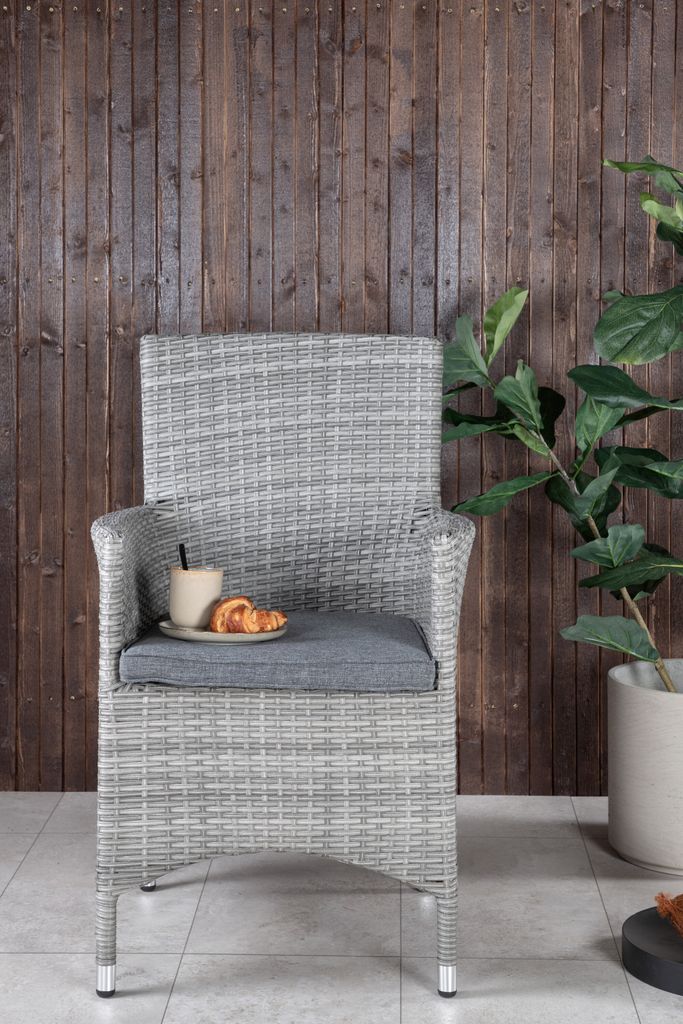 Venture Home Stuhl Malin Grau 2er-Pack