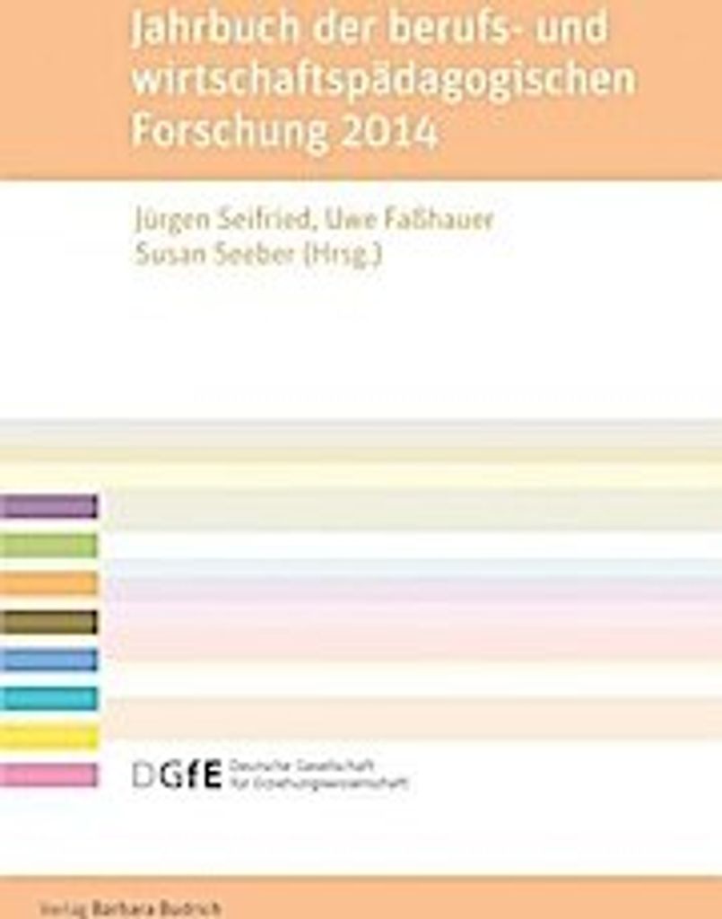 Jahrbuch der berufs- und wirtschaftspädagogischen Forschung 2014