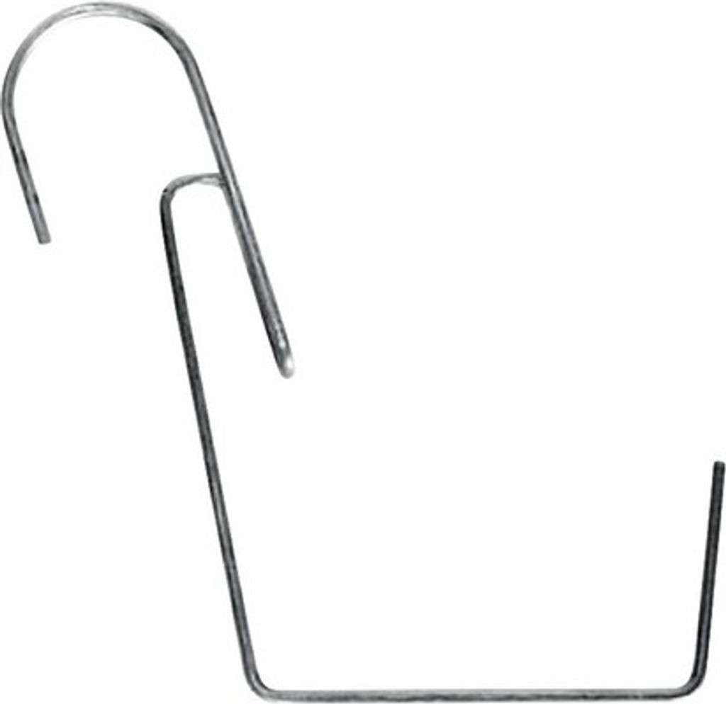 Blumenkastenhalter geli Zink Ø 6,5 für Geländer silber 1 Produktbild 