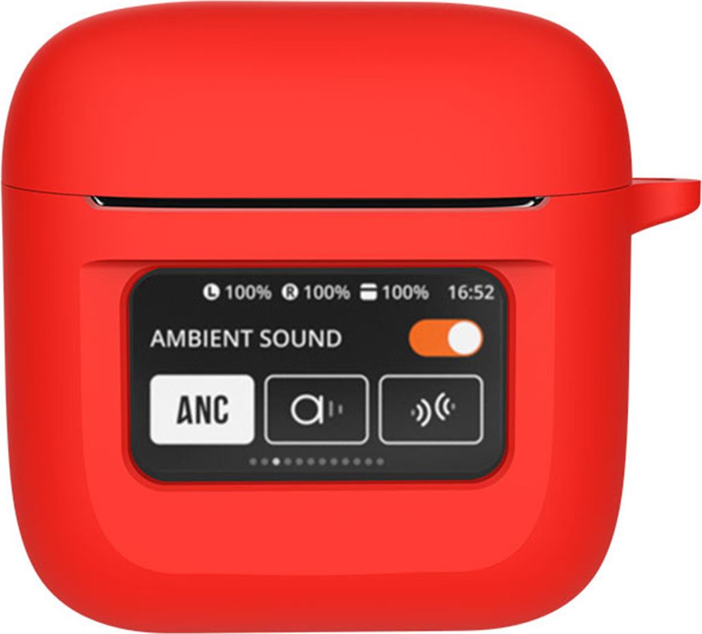 Headset-Hülle, stoßfest, vollständiger Schutz, kratzfeste Silikon-Aufbewahrungstasche mit Haken für JBL Tour Pro2