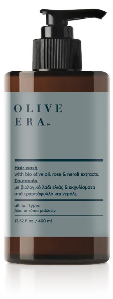 Olive Era Hair Wash Bio-Olivenöl 400ml | Sanfte Pflege & Produktbild 