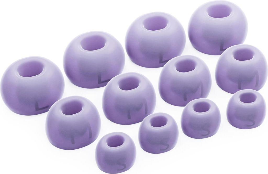 12 x Silikon Ohrstöpsel Ohrhörer Gummi Tipps Für JBL Tune Buds Kopfhörer Ohrhörer in Lila
