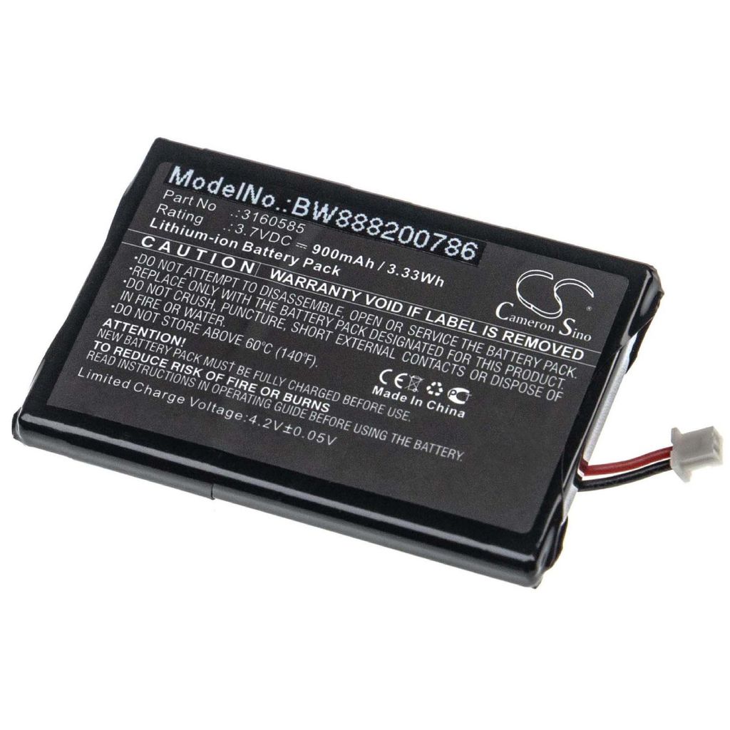 vhbw Akku Ersatz für Bang & Olufsen 3160585 für schnurlos Festnetz Telefon (900 mAh, 3,7 V, Li-Ion)