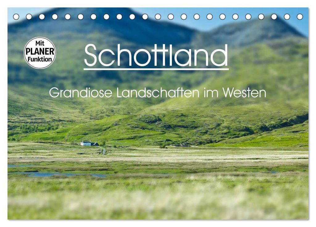 Schottland - grandiose Landschaften im Westen (Tischkalender 2027 DIN A5 quer), CALVENDO Monatskalender