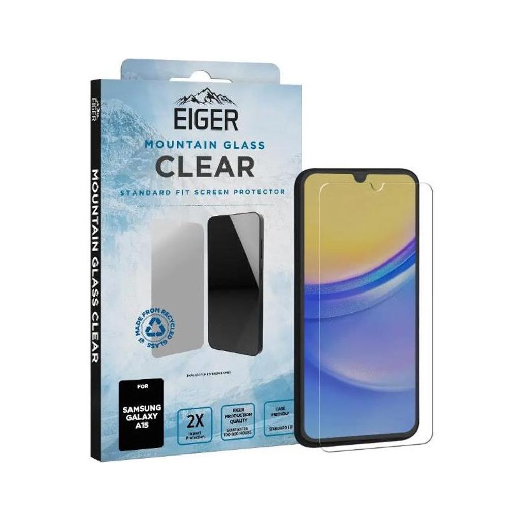 EIGER EGSP00946 Display-/Rückseitenschutz für Smartphones Klare Bildschirmschutzfolie Samsung 1 Stück(e) (EGSP00946)
