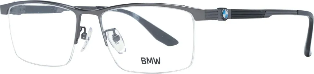 Lunettes de vue BMW BW5050-H 55013 en métal noir pour homme d'affaires
