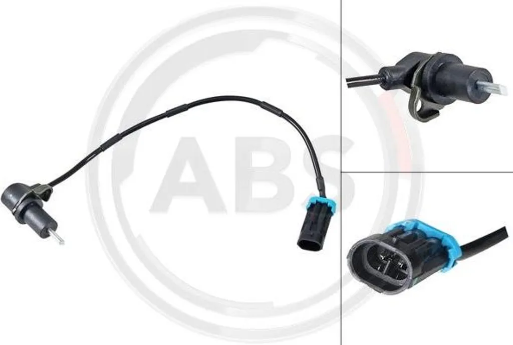 A.B.S. 31590 Sensore velocità ruota OE 96378203 compatibile con Rezzo, Nubira, Aranos