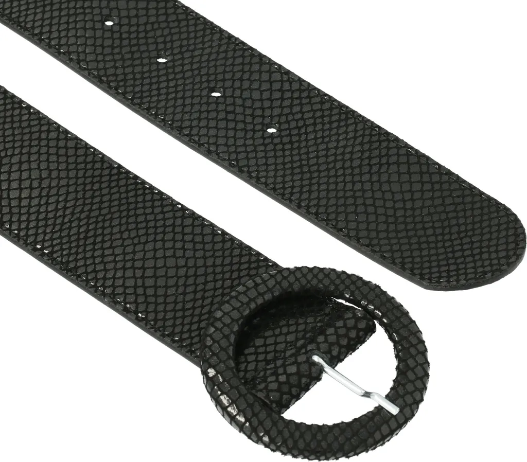 Tamaris Alessia 160067 Cintura Nera Pelle 125cm - Lusso Quotidiano