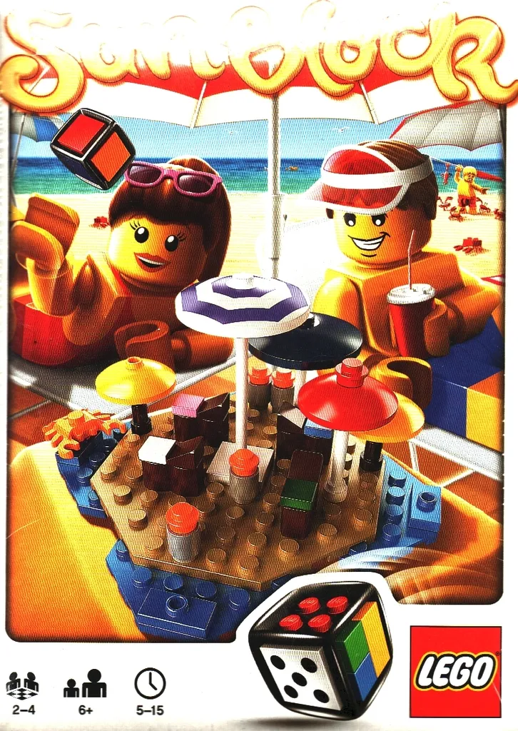 Jeu de société familial Sunblock LEGO 3852 - Activité pour 2 à 4 joueurs