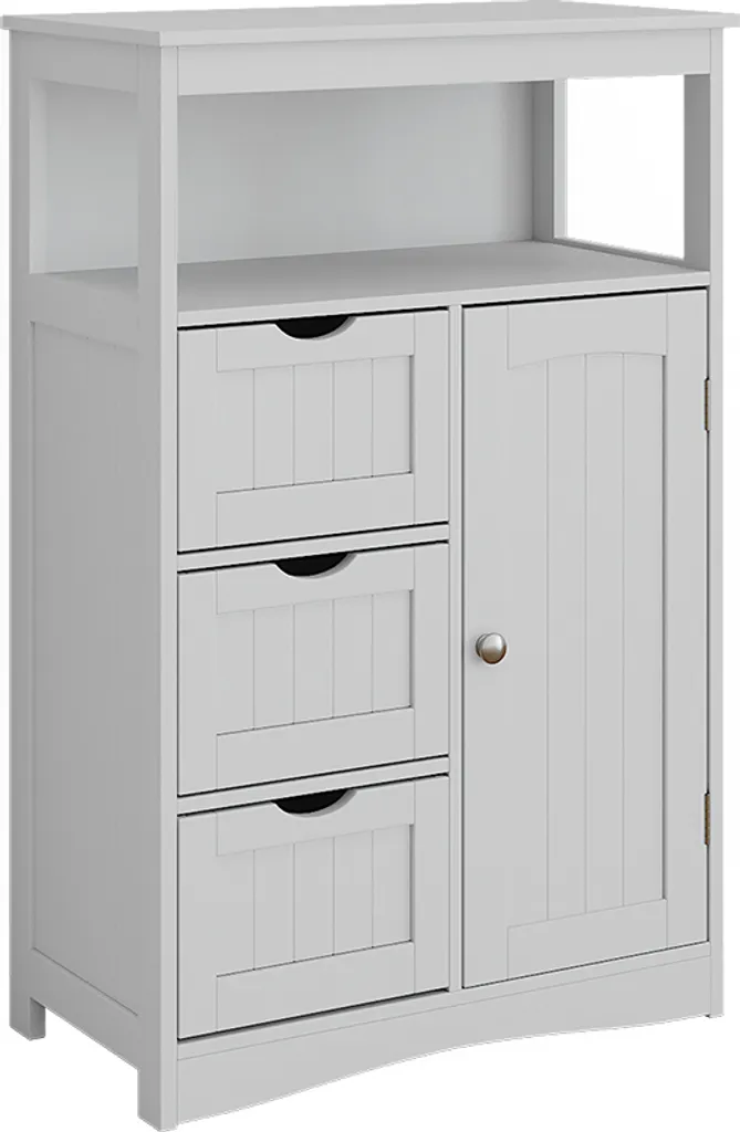 Colonne de rangement salle de bain Vicco Bianco 56 cm pour gain de place