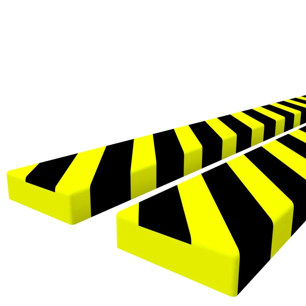 Profilé de protection d'angle en PU Jaune et Noir 101,5 cm 2 unités - 4