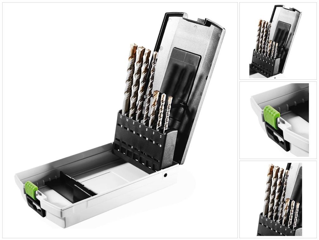 Set di punte a percussione SDS plus Festool D5-D12/7x Immagine del prodotto 