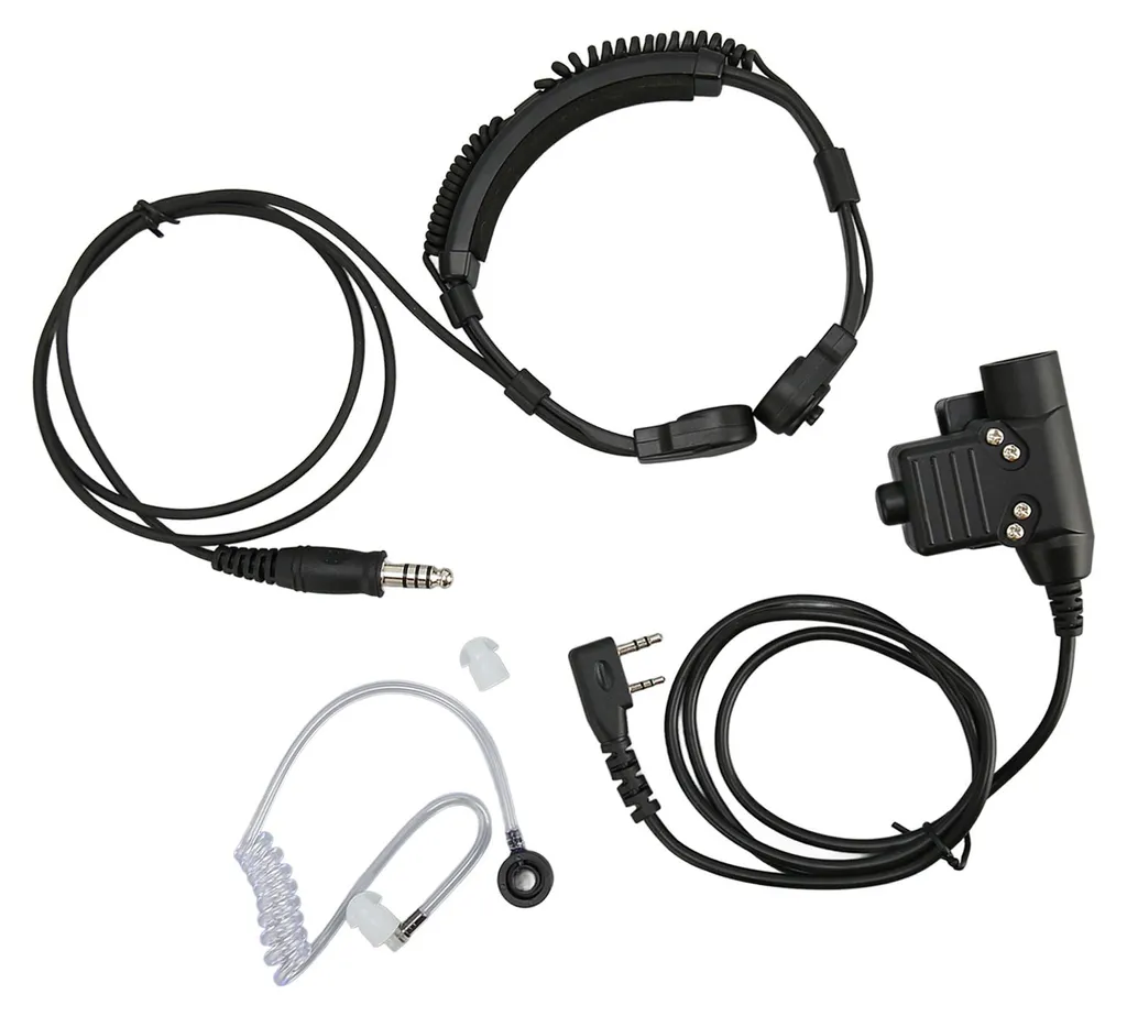Casque de Gorge avec Micro Laryngophone et Oreillette Radio Baofeng - 2