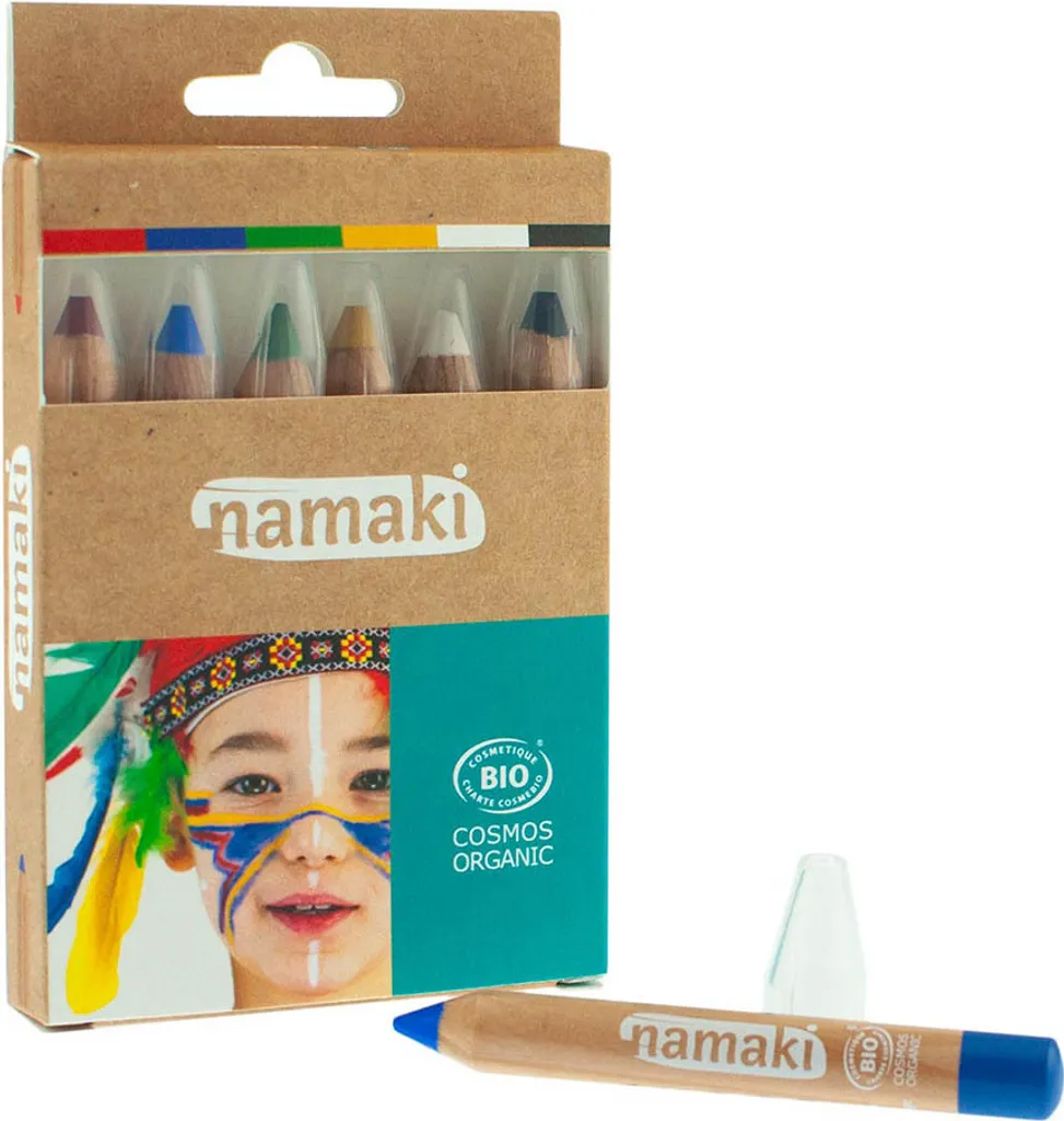 Crayons de couleur pour la peau - Set de 6 maquillage arc-en-ciel 2,1g