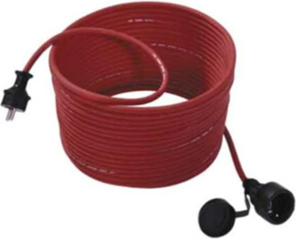 BACHMANN Rallonge Tondeuse 50m - Câble Caoutchouc Robuste 16A 250V