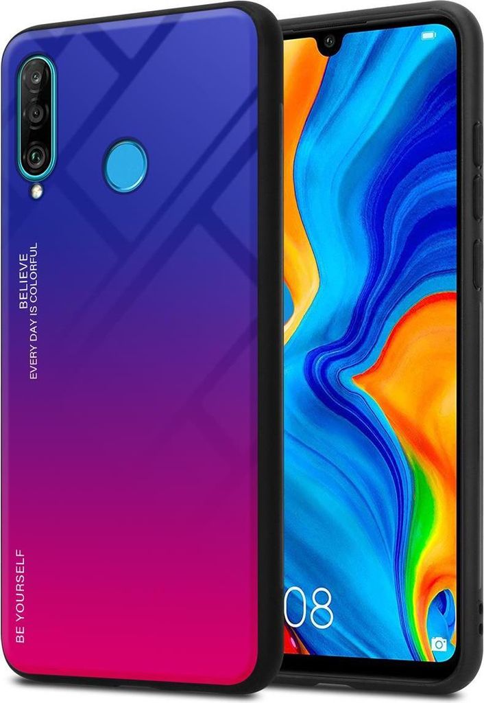 Cadorabo Hülle für Huawei P30 LITE Schutz Hülle in Schwarz Produktbild 