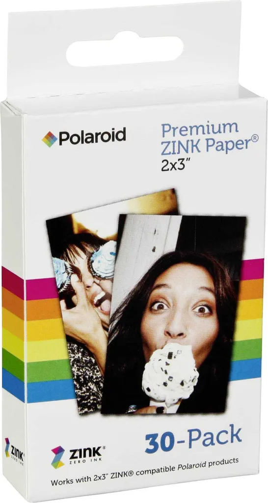 Papier Photo pour Scrapbooking Polaroid M 230 - 30 Feuilles 2x3 Pouces