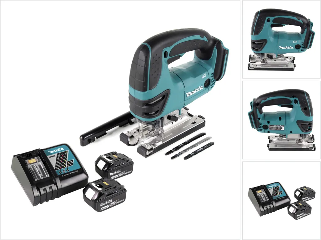 Scie Sauteuse Pendulaire Makita 18V DJV180 2 Batteries 6Ah et Chargeur