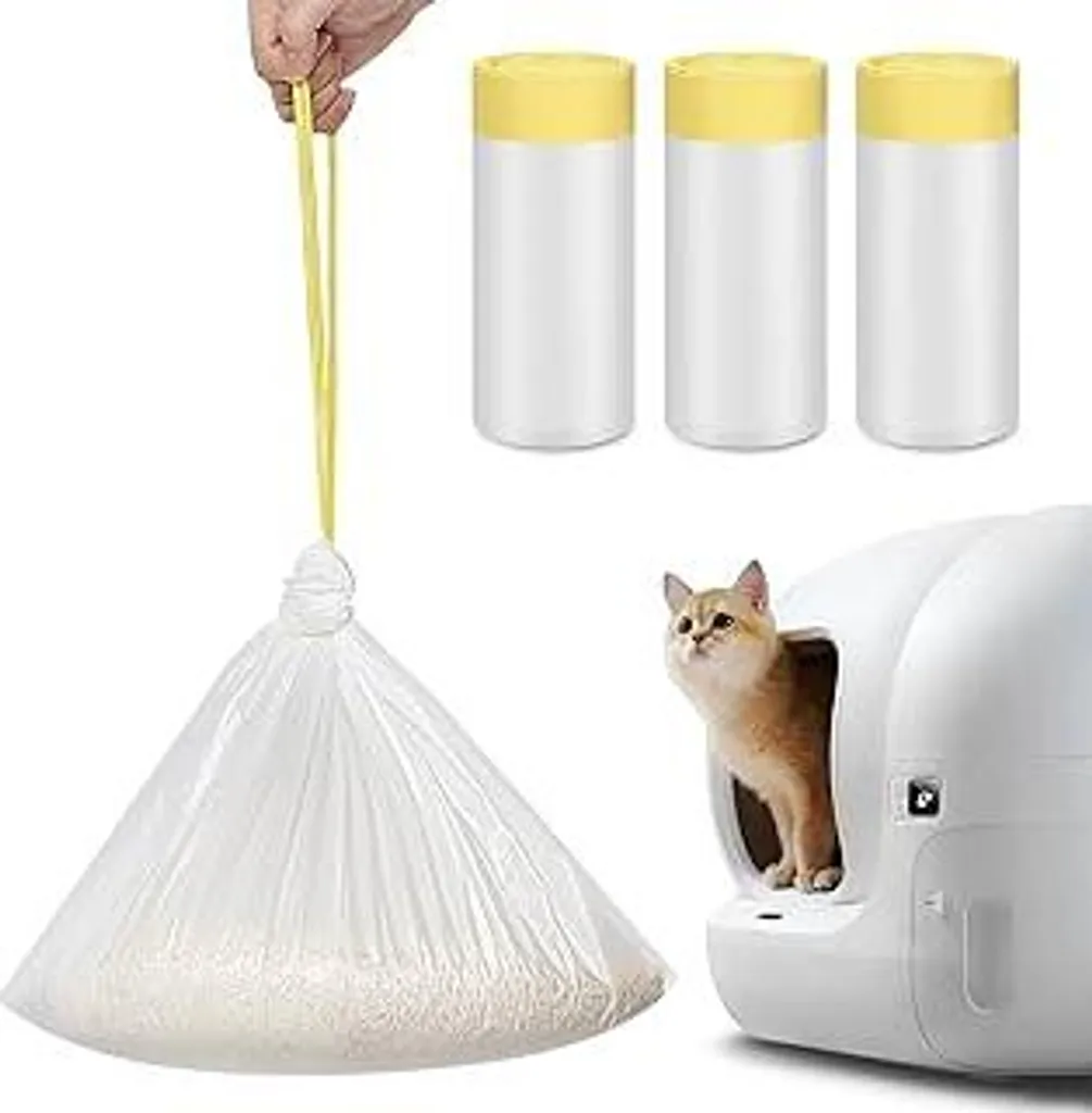 60 Sacchetti Lettiera PURA X/MAX 58x35cm | Rinforzati 2.5 mil Heavy Duty