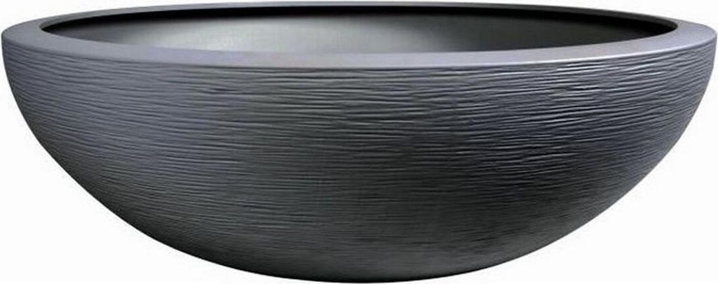 Blumentopf EDA Graphit Washbasin Grau Dunkelgrau (Ø 59 x 21 cm)