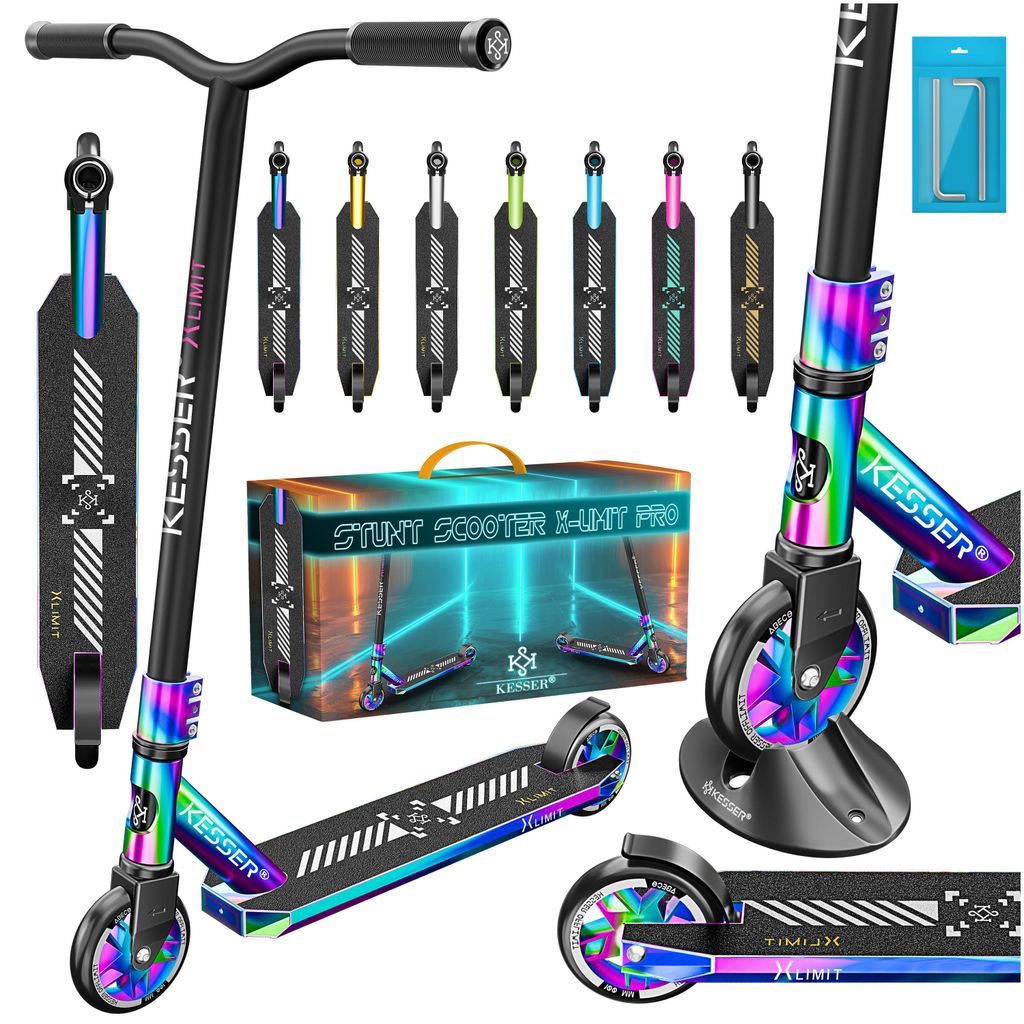 KESSER® Stunt Scooter X-Limit-Pro 360° Lenkung Funscooter Produktbild 