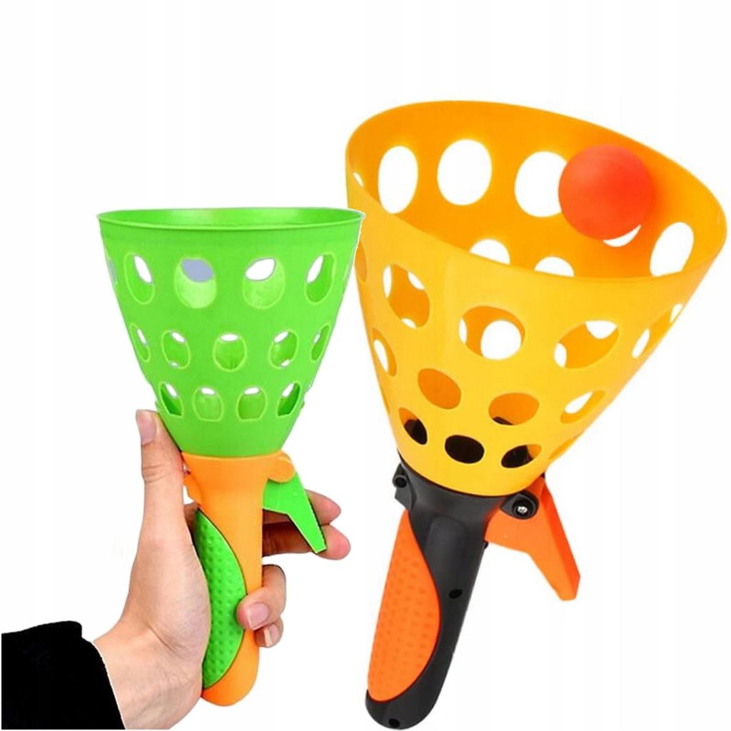 Ball-Fangspiel Set: Ballwerfer für Kinder, Garten-Spielzeug & Outdoor-Sportspiel