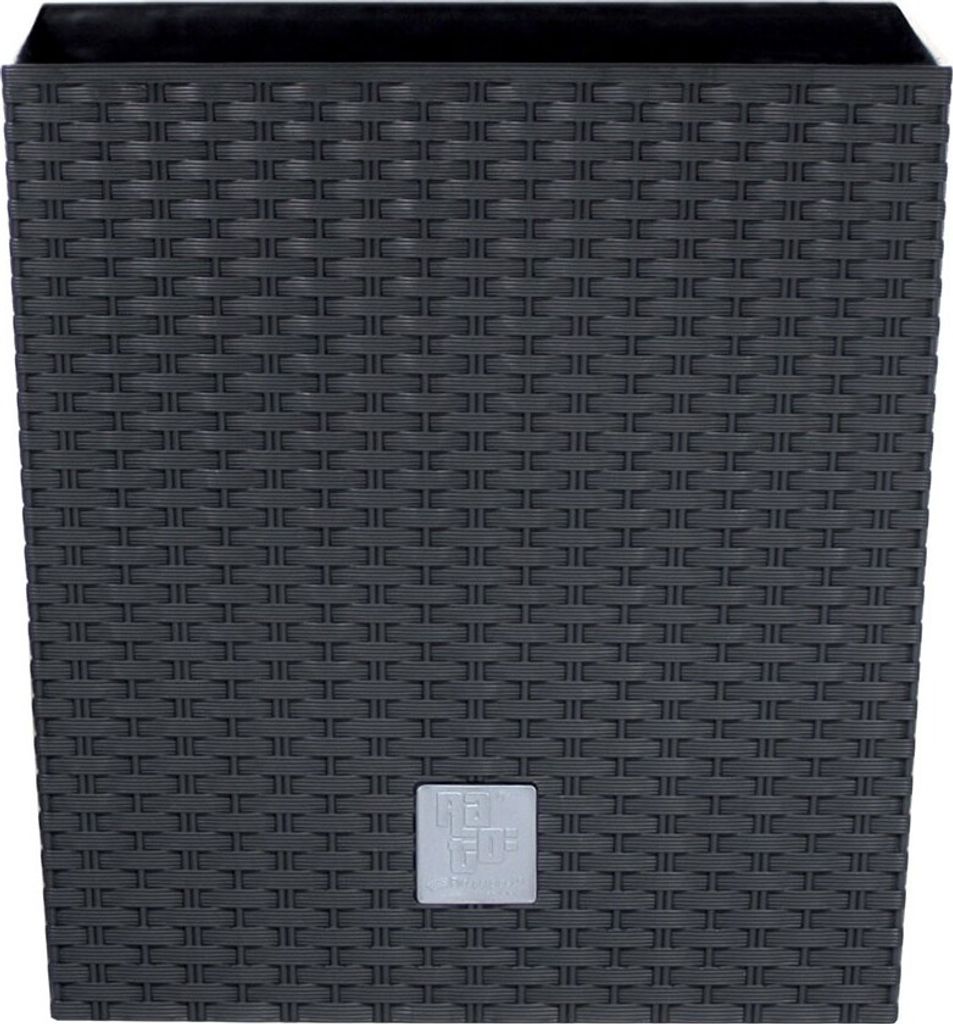 Květináč RATO LOW s vkladem 32 cm - barva: antracit Image du produit 
