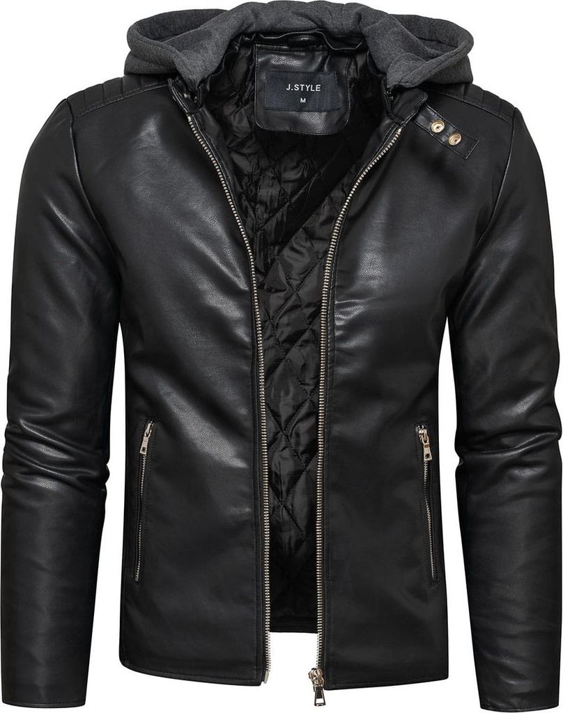Recea Lederjacke für Männer Mihal schwarz XL