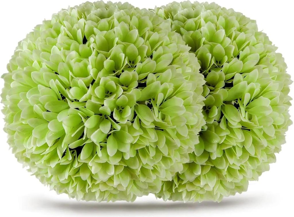Buchsbaumkugel - Kunstpflanze Topiary 28 cm - UV-beständig - Outdoor - PE-Material - Pflegeleicht - Garten & Balkon - Hochzeit & Deko - Grün