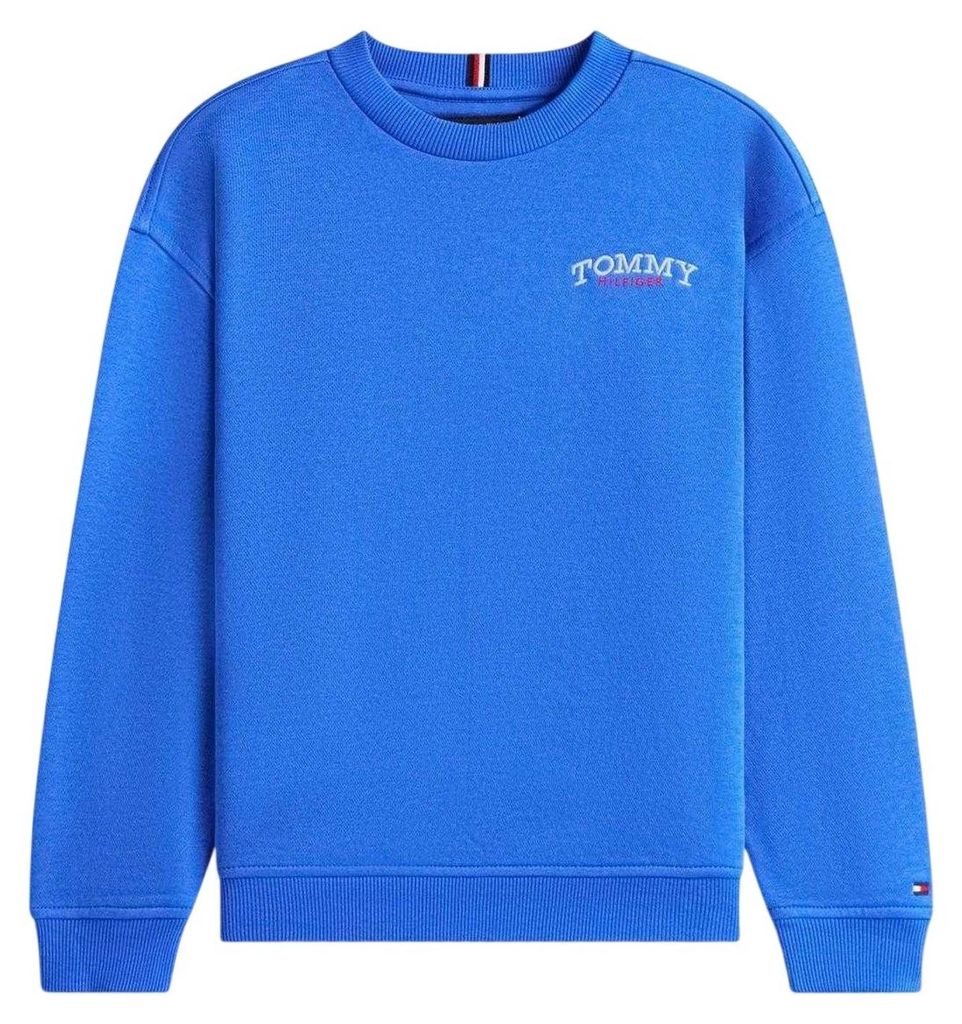 Tommy Hilfiger - Sweatshirt für Kinder, Frottee GT27903 (152) (Blau)